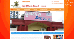 Desktop Screenshot of brijdhamguesthouse.com